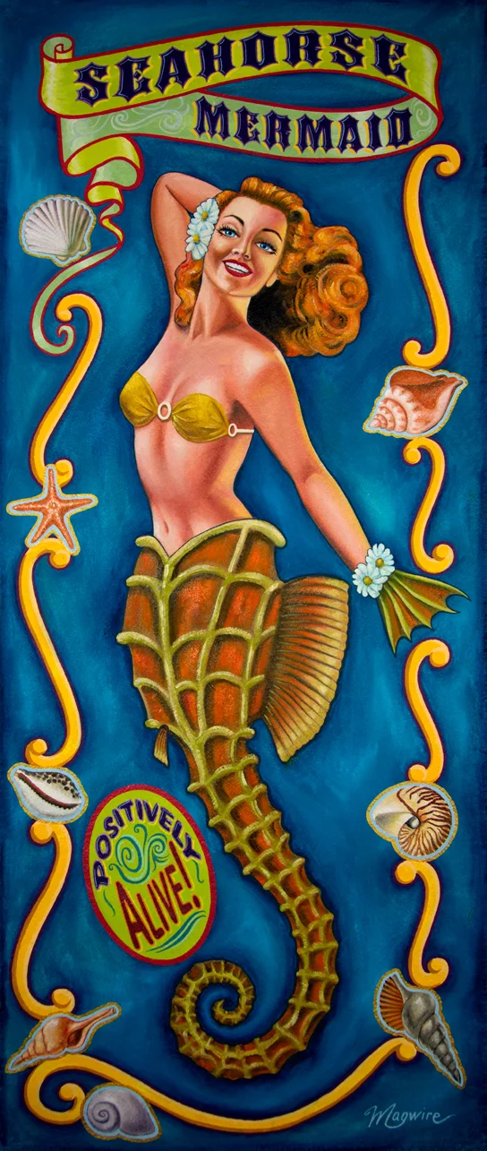 MERMAID マーメイド　パゴス NO.1 　海洋堂 Seahorse Mermaid 1 — Magwire Art